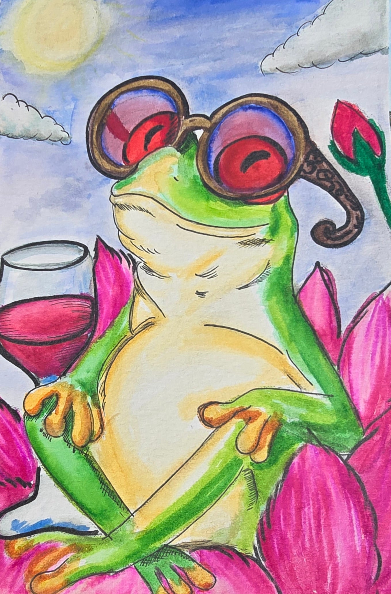Un vino bajo el sol